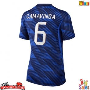 France Eduardo Camavinga #6 Replica Home Stadium Shirt for Women World Cup 2026 Short Sleeve